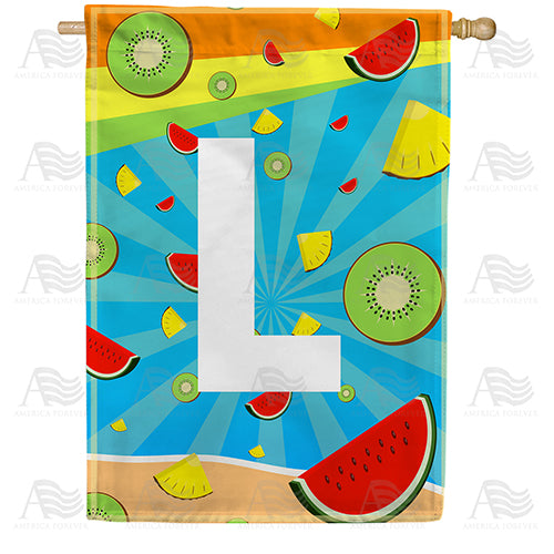 summer-time-fruits-monogram-house-flag