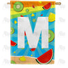 summer-time-fruits-monogram-house-flag