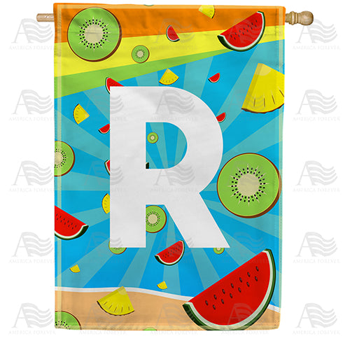 summer-time-fruits-monogram-house-flag