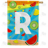 summer-time-fruits-monogram-house-flag