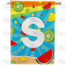 summer-time-fruits-monogram-house-flag