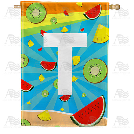 summer-time-fruits-monogram-house-flag