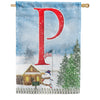 Christmas Trees For Sale Monogram House Flag