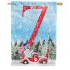 Stay Warm America Monogram House Flag