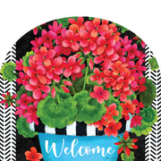 Custom Decor Arbor Mate - Blue Pot Geranium