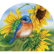 Custom Decor Arbor Mate - Bluebird Sunflowers