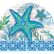 Custom Decor Arbor Mate - Teal Starfish