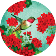 Custom Decor Accent Magnet - Hummingbird Geranium