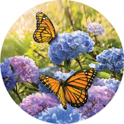 Custom Decor Accent Magnet -  Monarch Hydrangeas