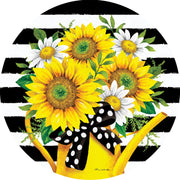 Custom Decor Accent Magnet - Sunflower Watering Can