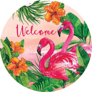 Custom Decor Accent Magnet - Flamingo Sunset