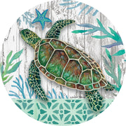 Custom Decor Accent Magnet - Sea Green Turtle