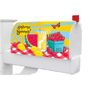 Sunny Watermelon Mailbox Makeover