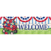 Custom Decor Signature Sign - Patriotic Wagon