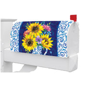 Sunflower Chinoiserie Mailbox Makeover