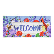 Evergreen Sassafras Switch Mat - Hummingbird Welcome