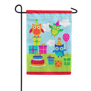 Toland Garden Flag - Party Owls