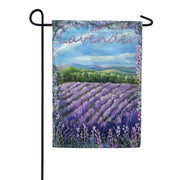 Toland Garden Flag - Lavender Fields