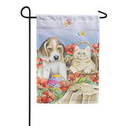 Toland Garden Flag - Easter Pals