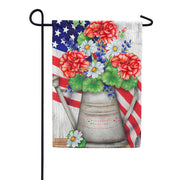 Toland Garden Flag - Patriotic Flower Bouquet