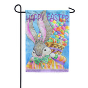 Toland Garden Flag - Easter Bunny Basket