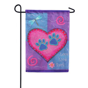 Toland Love Live Bark Garden Flag