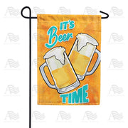 It's Beer Time Garden Flag