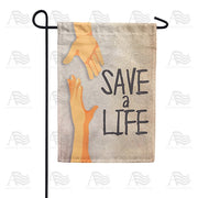 Give A Hand, Save A Life Garden Flag