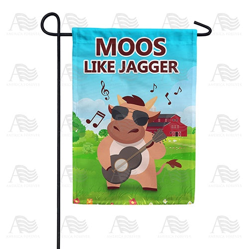 Moos Like Jagger Garden Flag