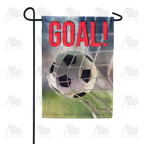 Soccer Goal Garden Flag