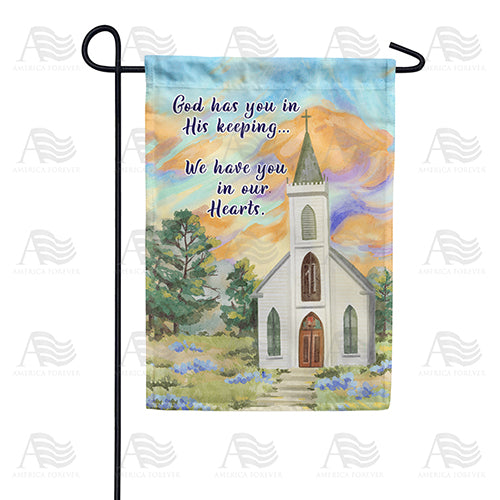 Until Our Heavenly Reunion Garden Flag