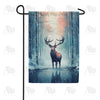 Winter Elk Garden Flag