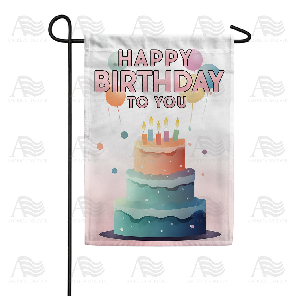 It's Your Birthday Garden Flag