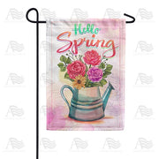 Watercolor Spring Flowers Garden Flag