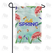 Spring Flowers at the Lake Garden Flag