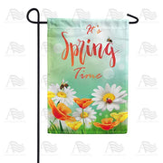 It's Spring Time Garden Flag