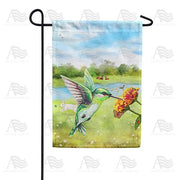 Spring is Here Hummingbird Garden Flag