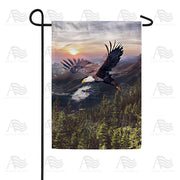 Eagle Evening Flight Garden Flag