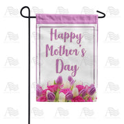 Watercolor Tulips For Mother Garden Flag