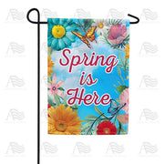 Spring Is Here Garden Flag