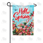 Spring Pink Lilies Garden Flag