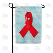 Red Ribbon Garden Flag