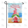 Gnome At Seashore Garden Flag