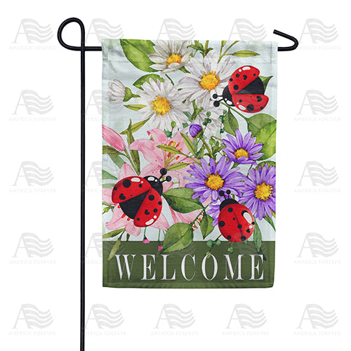 Blooms & Beetles Garden Flag