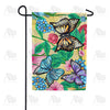 Iridescent Butterflies Garden Flag