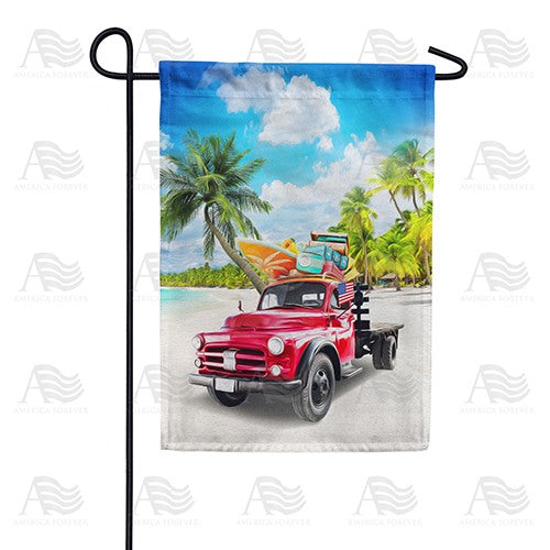 The Beach Hillbillies Garden Flag