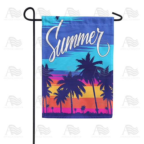 Summer Nights Garden Flag