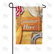 Summer Is Here Garden Flag