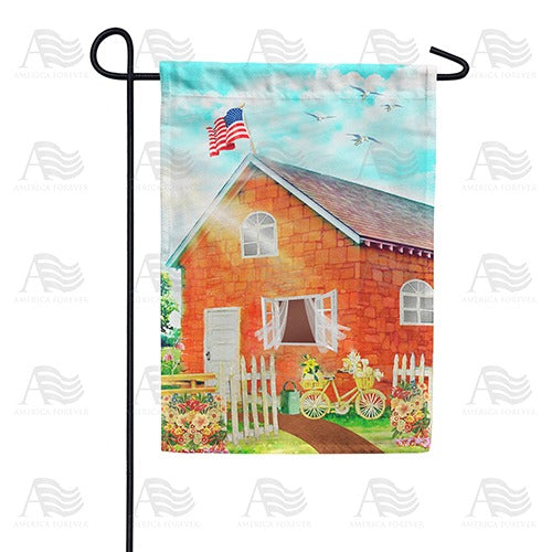 Spring Cottage Garden Flag