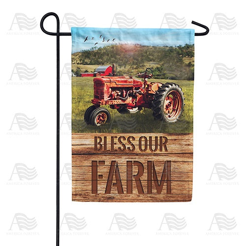 Tractor Garden Flag